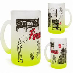 Tazza da caffè con i monumenti di Firenze