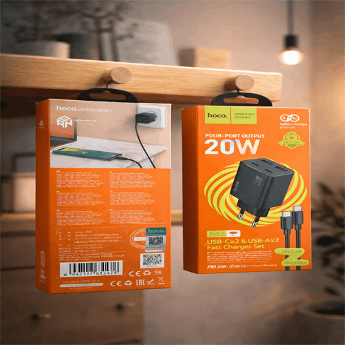 Ricarica Veloce per Tutti i Tuoi Dispositivi con HOCO N55 20W!