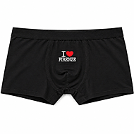 I Love Firenze Boxer Nero - Cotone Premium