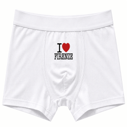 Boxer I Love Firenze - Cotone Premium