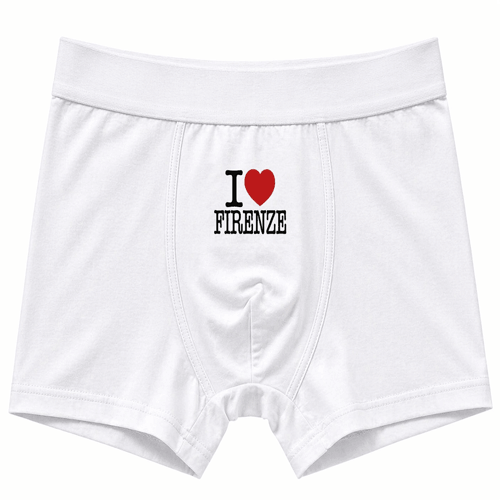 Scopri il comfort del Boxer I Love Firenze - Solo 12,00€!