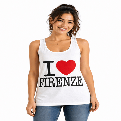 Top Tank I Love Firenze: Comfort e Stile per i Fan di Firenze!