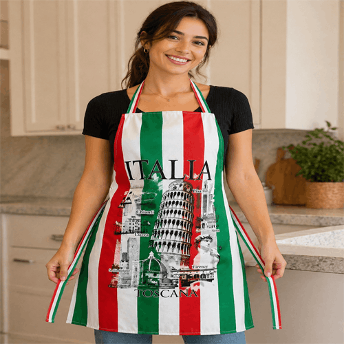 Scopri il Grembiule da Cucina Italia Toscana: eleganza e funzionalità!