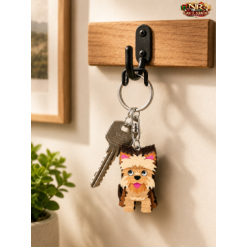 Portachiavi in Legno: Esprimi il tuo Amore per il Tuo Yorkshire Terrier! Portachiavi in Legno: Esprimi il tuo Amore per il Tuo Yorkshire Terrier!
