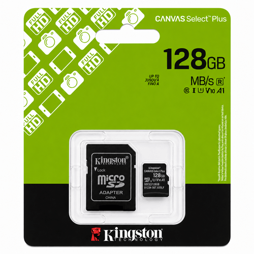 Scheda di Memoria Kingston 128GB: Capacità e Affidabilità per i Tuoi Dati!