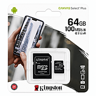 Scheda MicroSDXC Kingston da 64GB