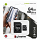 Scheda MicroSDXC Kingston da 64GB