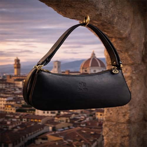 Eleganza senza tempo con la Borsa Italiana Nera Luna a soli 71€!
