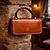 Borsa in pelle compatta di lusso in stile italiano