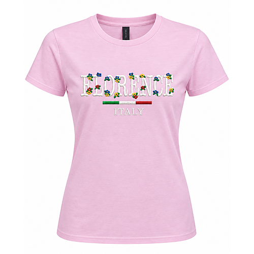 T-shirt Ricamata Firenze Italia