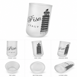 Bicchiere da Shot Curvo Frosted Pisa