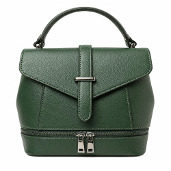 Borsa a Mano in Pelle Verde Premium