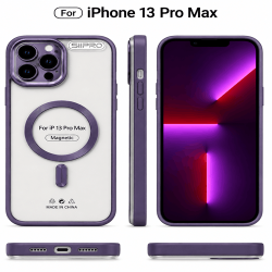 Custodia Magnetica Viola per iPhone 13 Pro Max