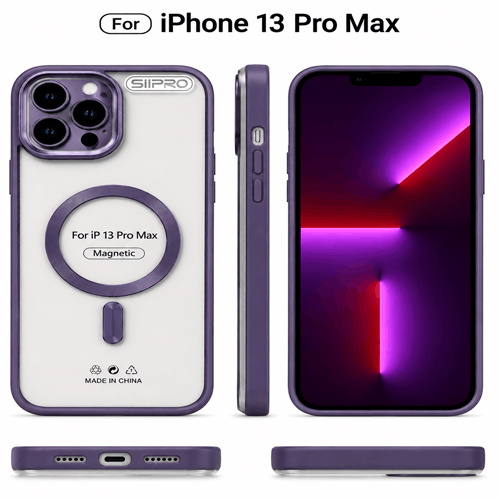 Scopri la Custodia Magnetica Viola per il tuo iPhone 13 Pro Max!