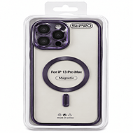Custodia Magnetica Viola per iPhone 13 Pro Max