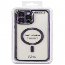 Custodia Magnetica Viola per iPhone 13 Pro Max