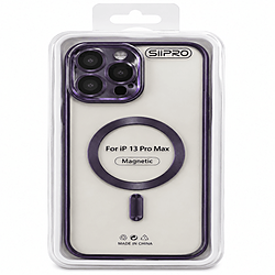Custodia Magnetica Viola per iPhone 13 Pro Max