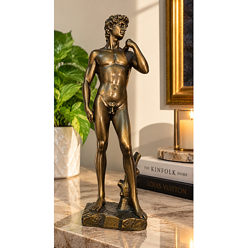 Scultura in Bronzo del David Rinascimentale - Replica di Arte Classica