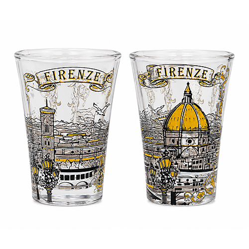 Souvenir di Vetro del Punto di Riferimento di Firenze, Italia