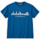 T-Shirt Skyline Blu - Design Firenze
