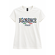 T-Shirt Ricamata Firenze per Donne
