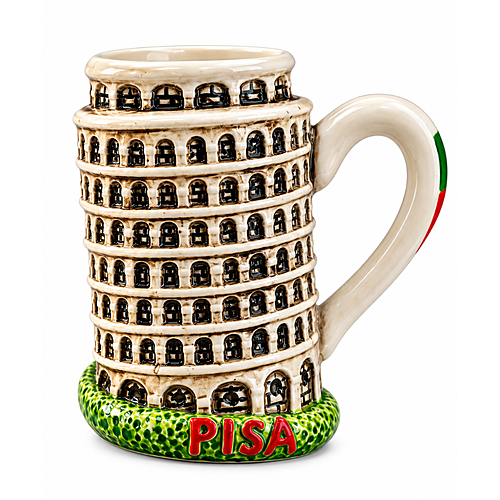 Tazza Souvenir Torre di Pisa - Collezione Patrimonio