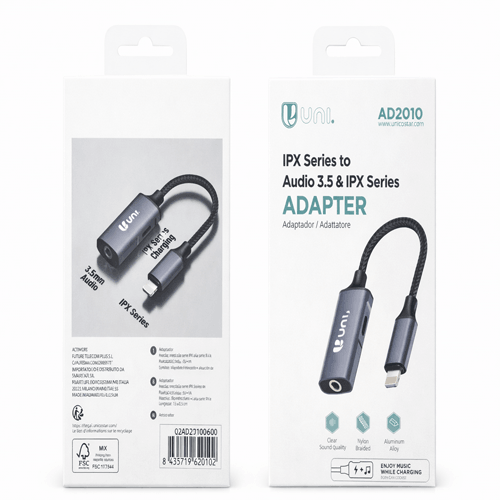 Ascolta e ricarica: Adattatore Uni AD2010 Lightning a 3.5mm a 29€