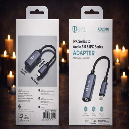 Ascolta e ricarica: Adattatore Uni AD2010 Lightning a 3.5mm a 29€