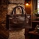 Borsa a Mano Vintage in Pelle Italiana per Donne